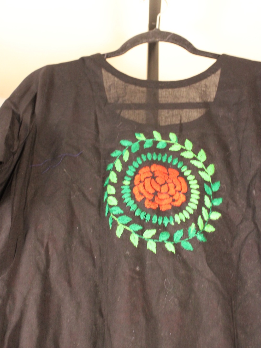 Rare Handmade Kantha Embroidered Bangladesh Cotton Dress - Picture 4 of 16